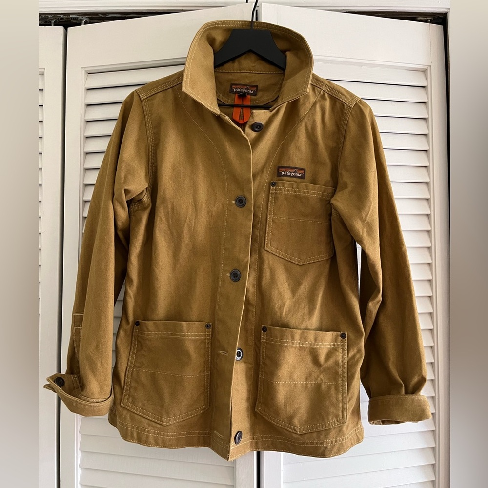 Patagonia Women’s hemp blend canvas chore coat- small EUC